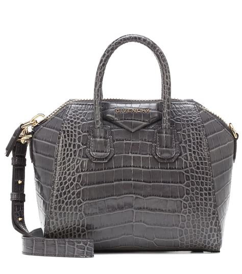 givenchy mini antigona bag in crocodile effect leather|Givenchy Mini Antigona Leather Satchel .